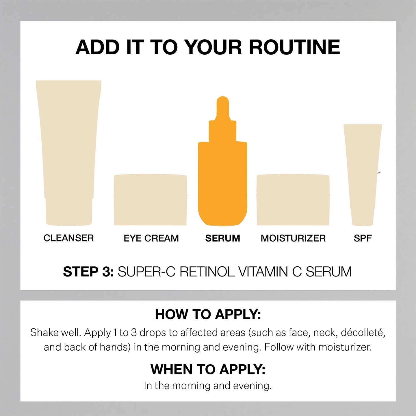 Super-C Retinol Brighten Correct Vitamin C Serum - Image 8