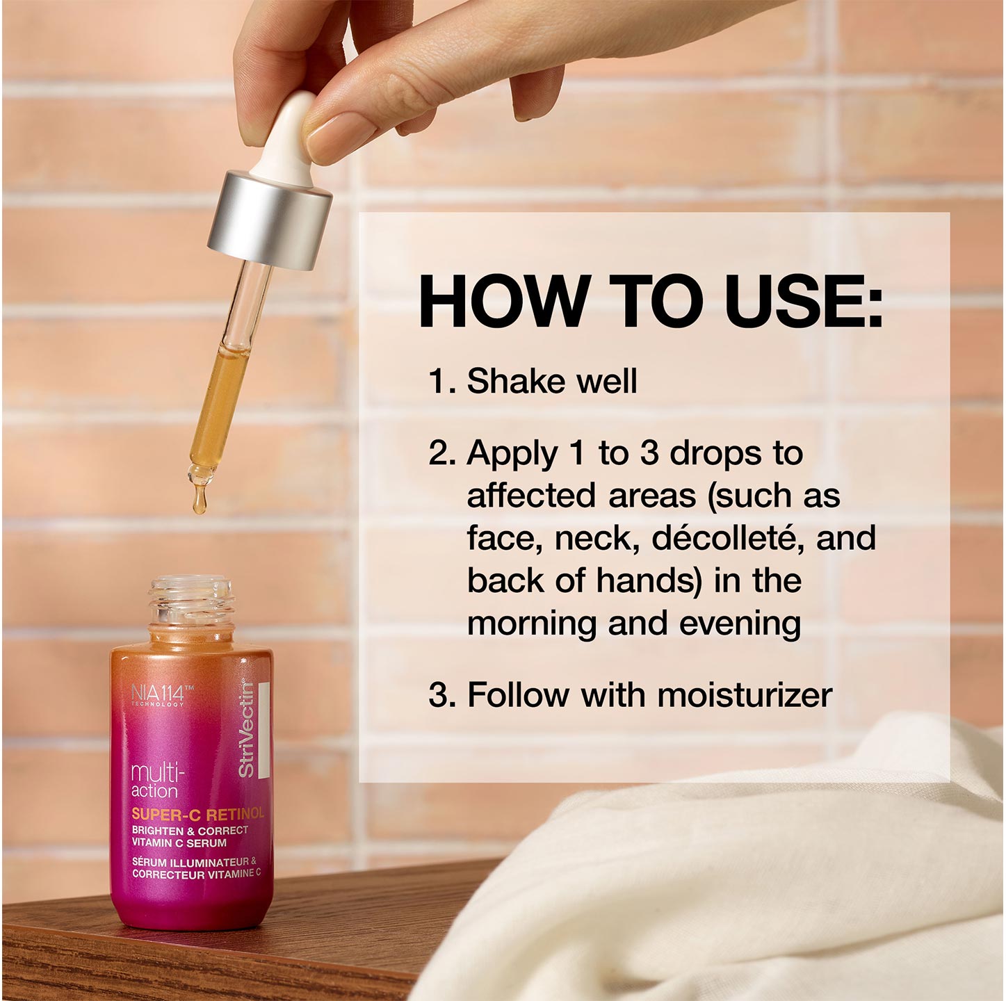 Super-C Retinol Brighten Correct Vitamin C Serum - Image 6